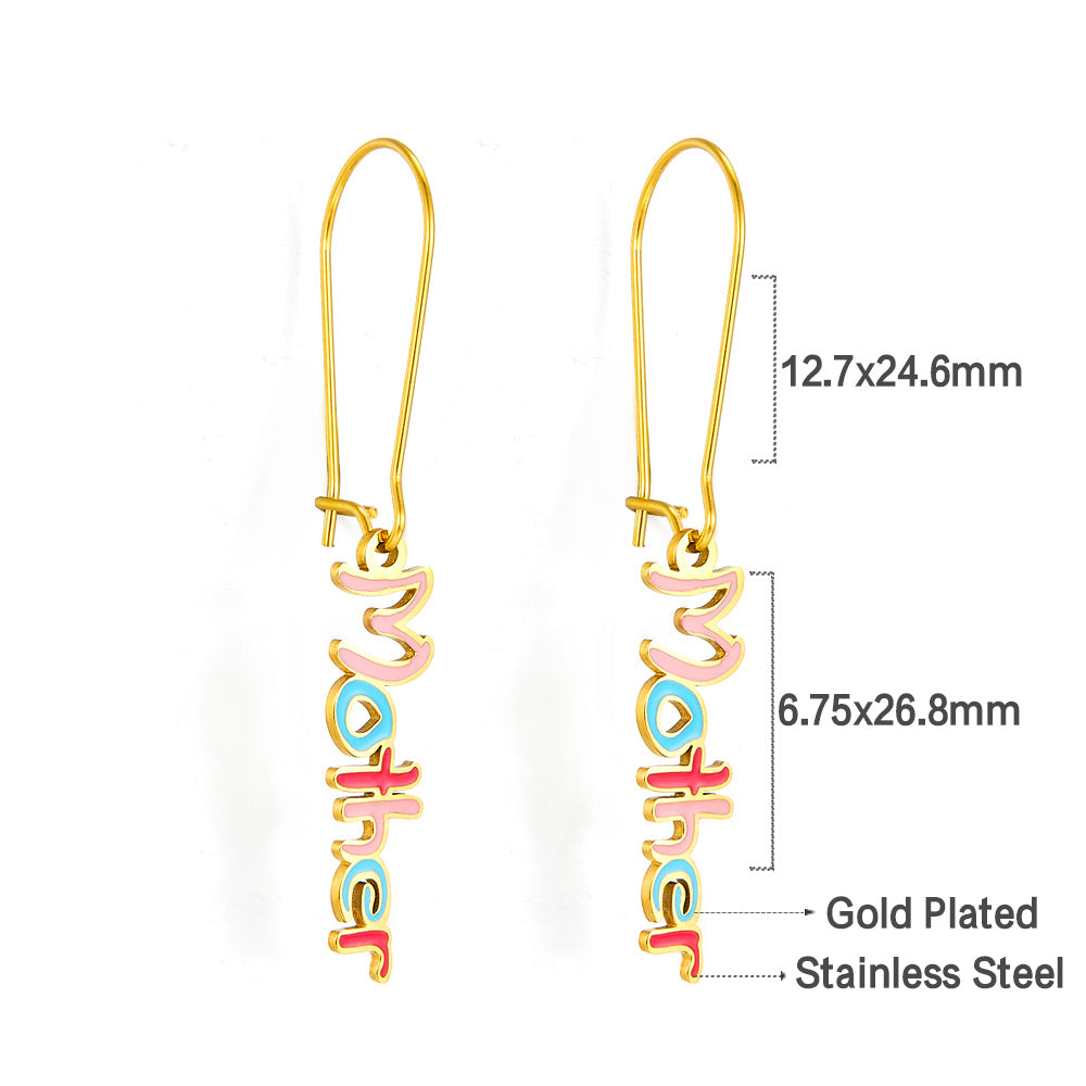 Mother 18k gold plated jewelry