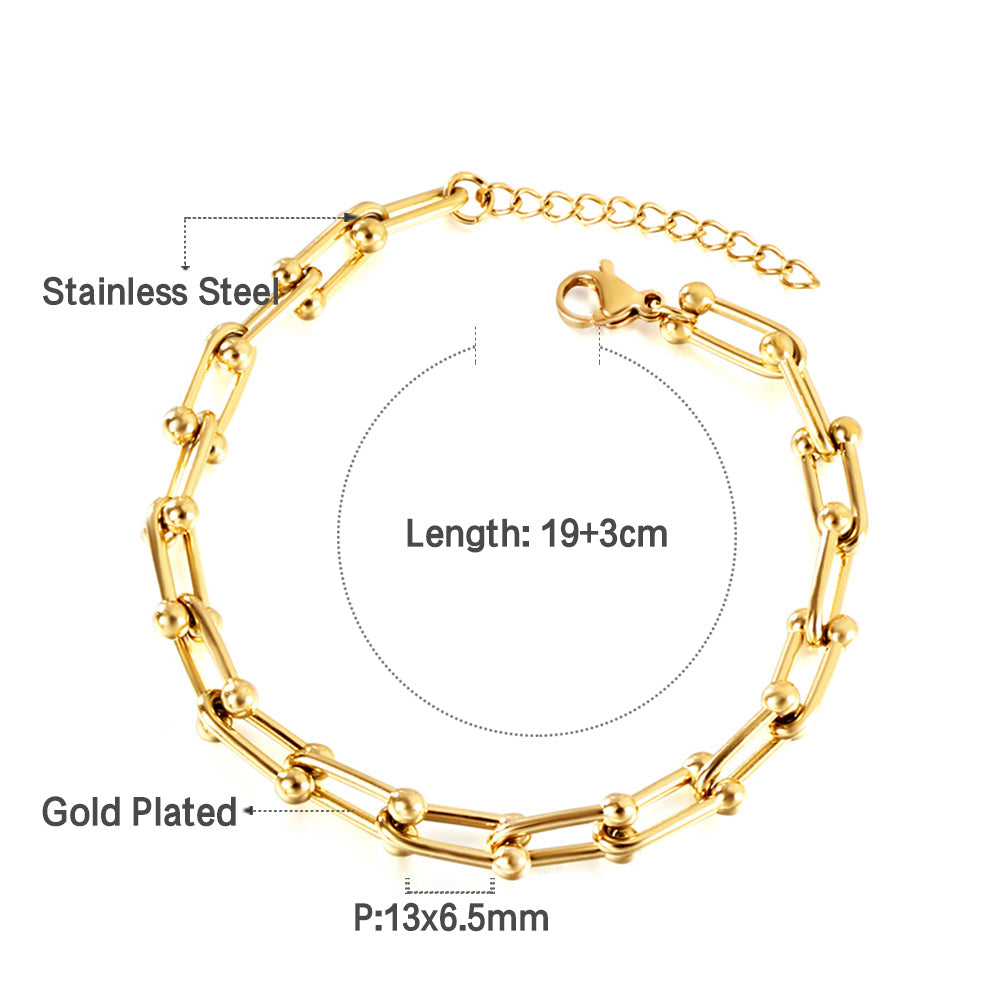 Cindy 18k gold plated high quality bracelet