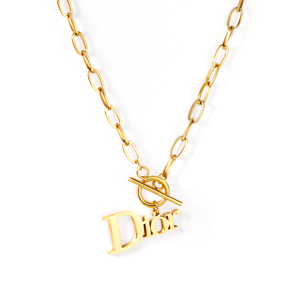 Daniella 18k gold plated necklace